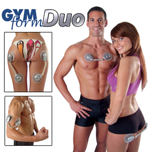 GymForm Duo, aparat de stimulare musculara 1+1 GRATIS