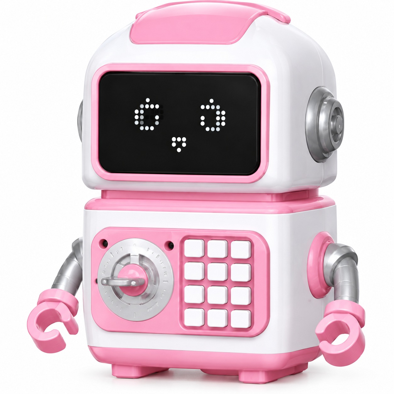 Pușculiță electronică în formă de robot