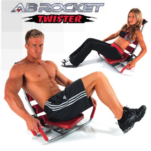 Ab Rocket Twister este un aparat de exercitii fitness si masaj pentru acasa.
