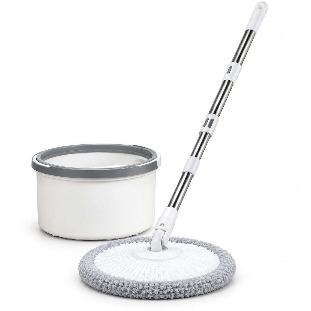 Set mop rotativ cu găleată – format compact